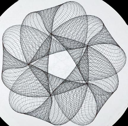 Joe Freedman's Amazing Cycloid Drawing Machine